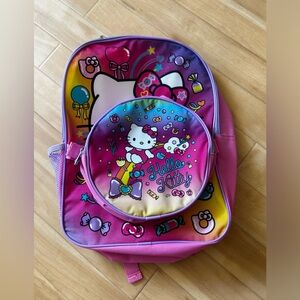 Hello Kitty Backpack w/Detachable Lunch Bag